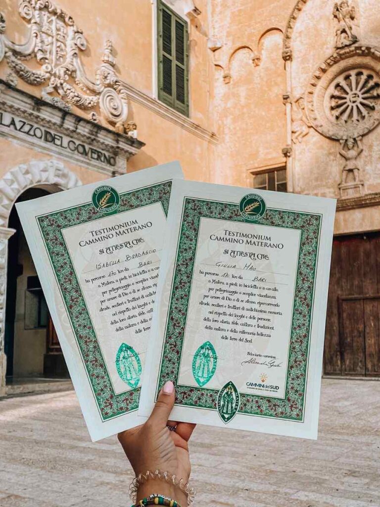 Testimonium Cammino Materano